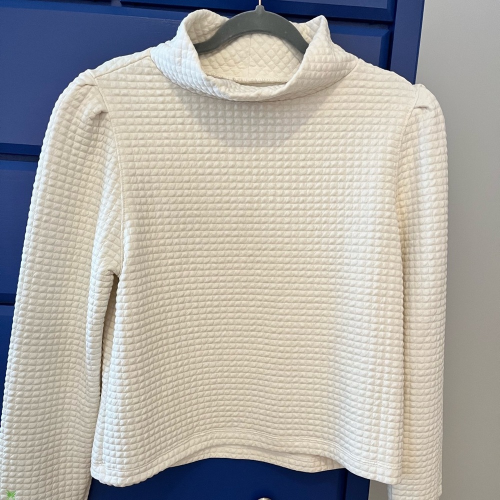 Dudley Stephens, Large, waffle knit, Cream, new w/o tags